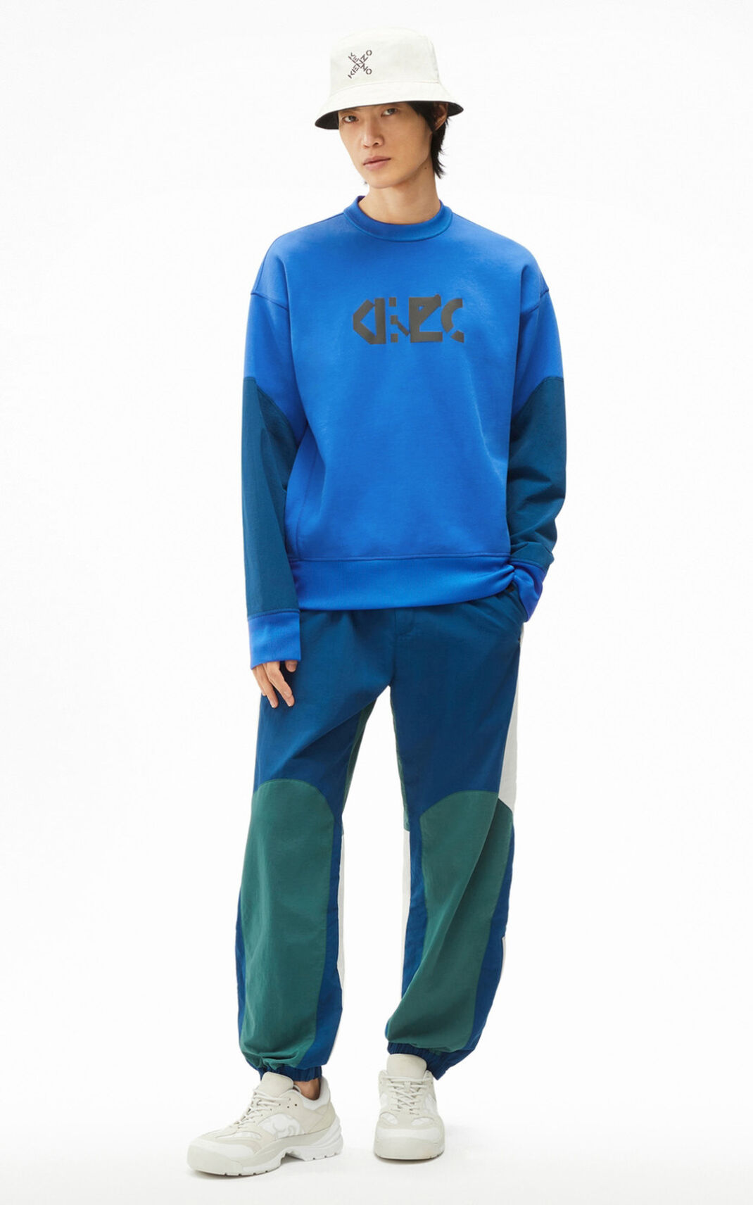 Kenzo Sport Box Sweatshirt Herre - Blå DK-425010